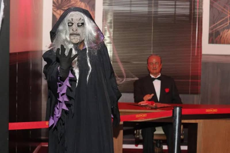 Foto do terror no Museu de Cera