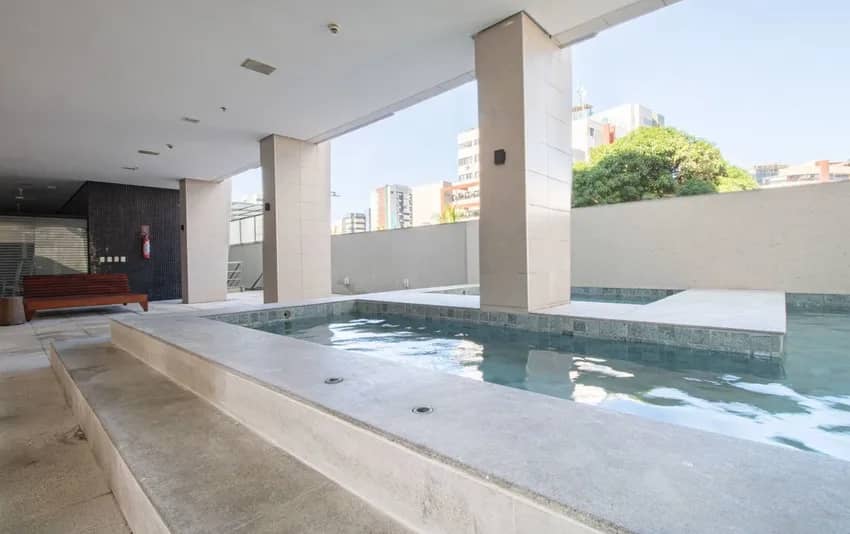 Foto da piscina no Acqua Prime