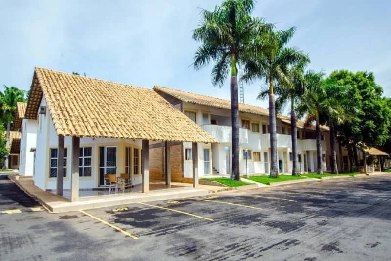 Foto da entrada do hotel no diRoma Resort