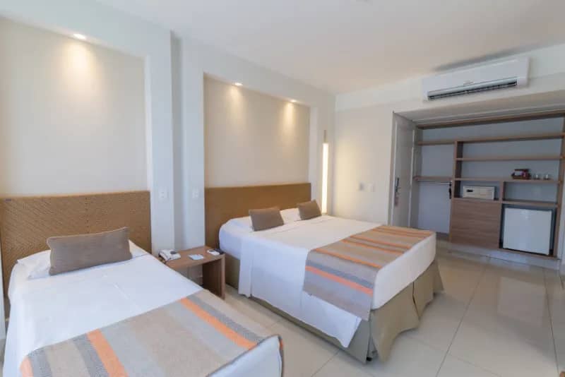 Foto do quarto no Hotel Cristal