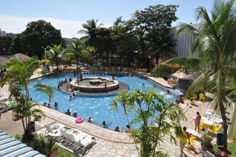 Foto do jardim no Hotel CTC