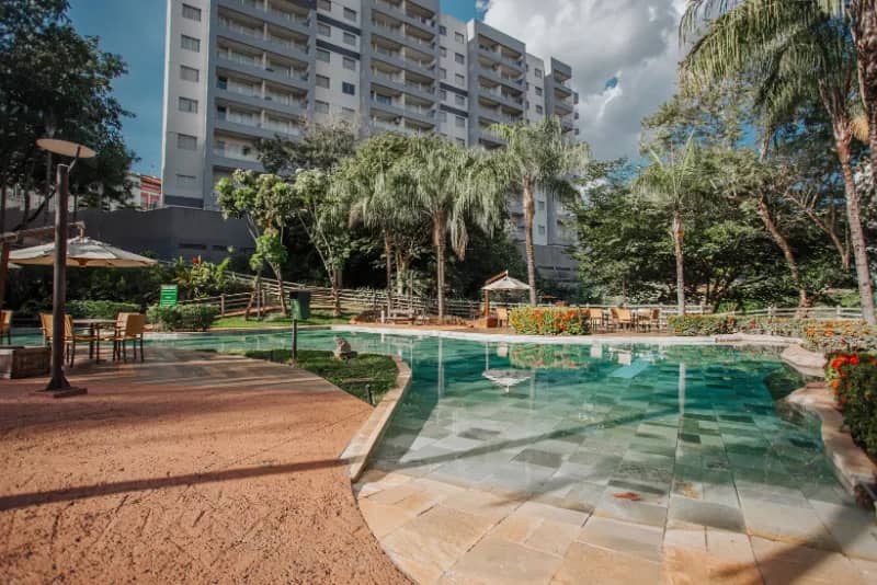 Foto da píscina do hotel no Hotel Luupi