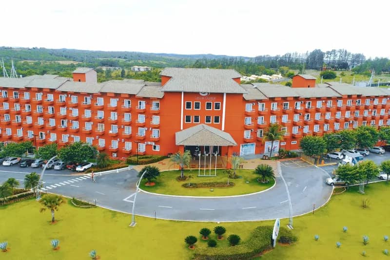 Foto aérea do hotel no Lagoa Quente Hotel