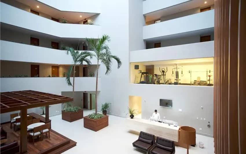 Foto da recepção no Marano Hotel