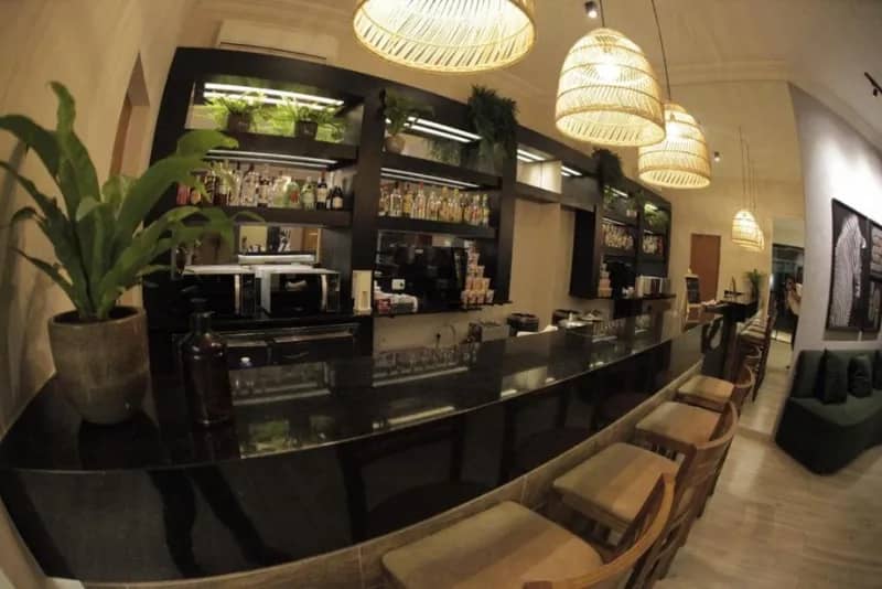 Foto do bar interno no Savana Park Hotel