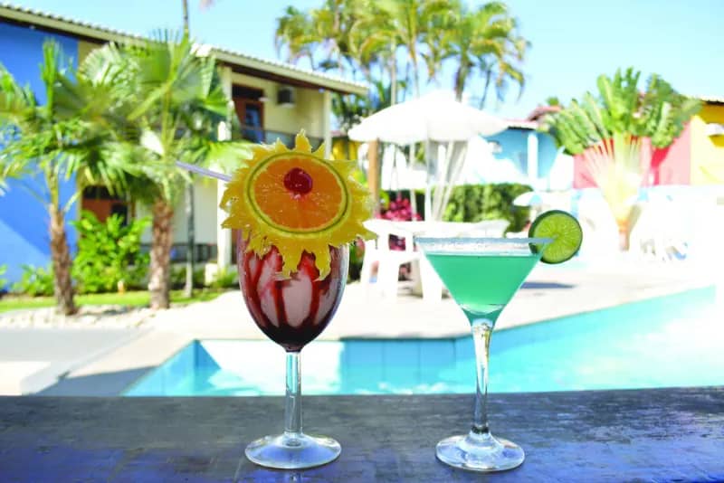 Foto das bebidas do bar molhado no Sueds Premium