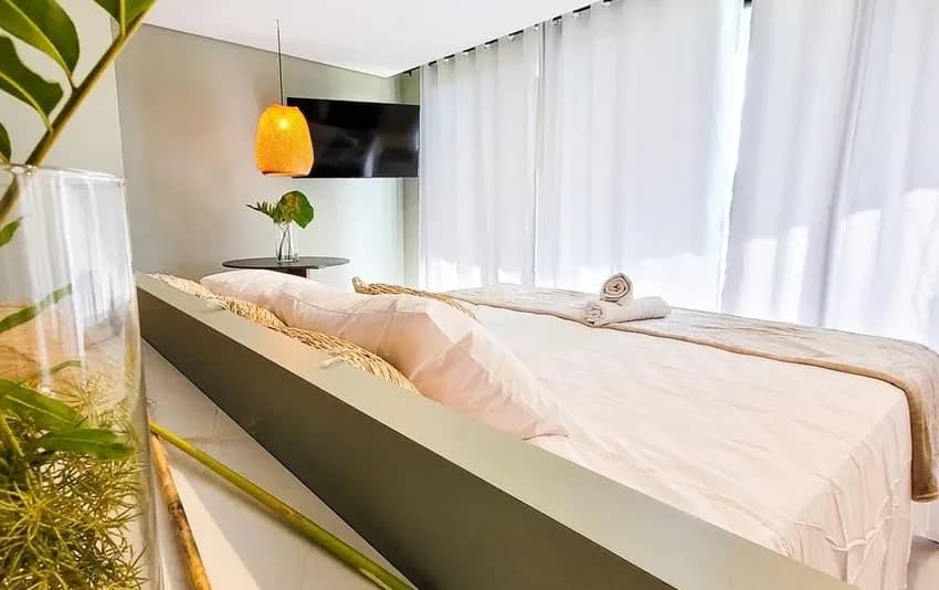 Foto do quarto no Taboo Milagres