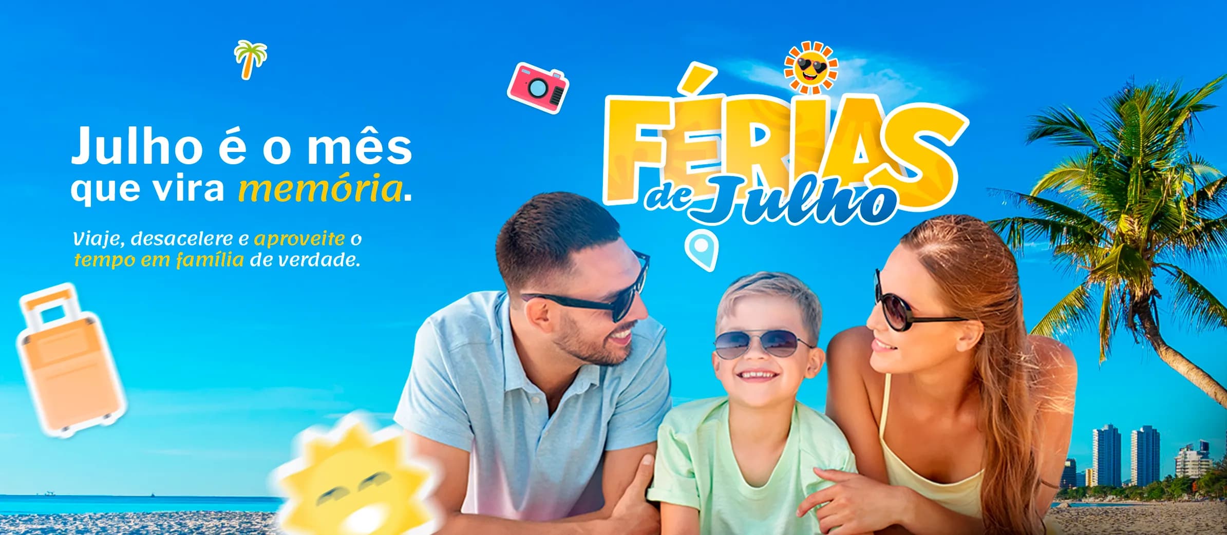 Pacotes para Férias de Julho com viagens em família, destinos nacionais e internacionais