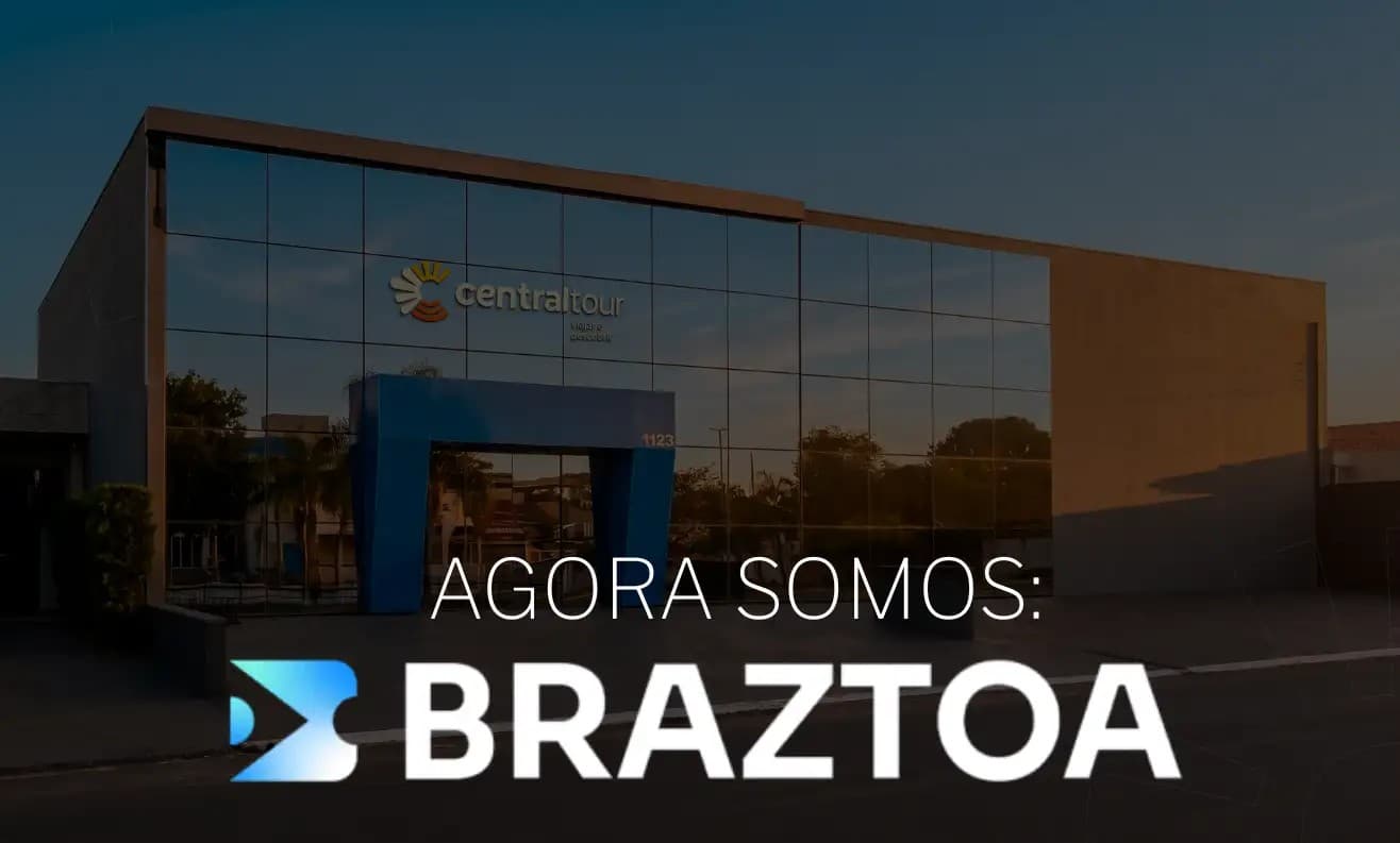 Central Tour agora é associada à BRAZTOA: um novo capítulo para fortalecer o turismo e nossas parcerias.