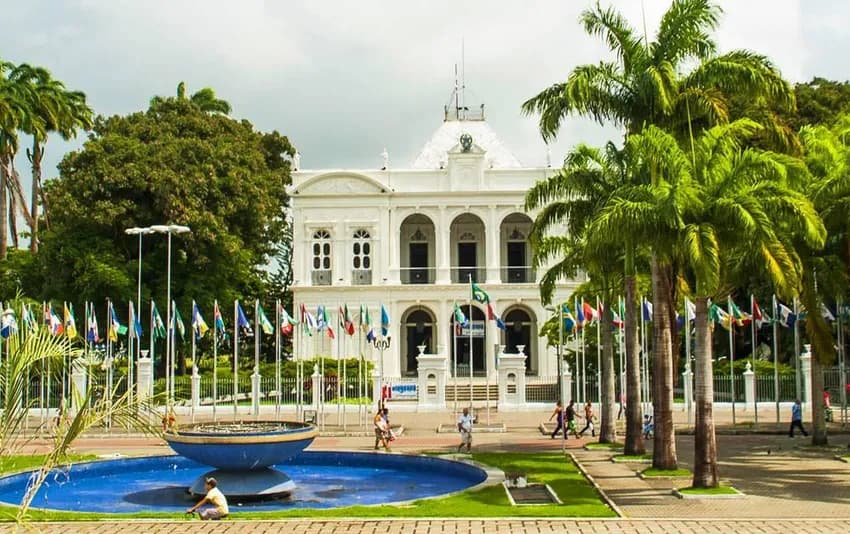 Foto do museu palacio no Maceió - AL