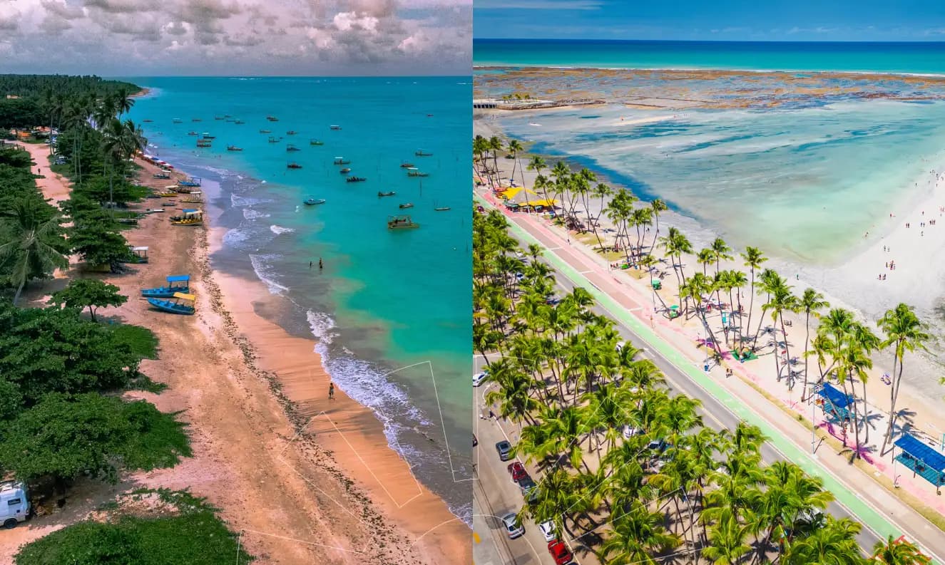 São Miguel dos Milagres ou Maceió? Entenda a diferença entre os dois estilos de viagem