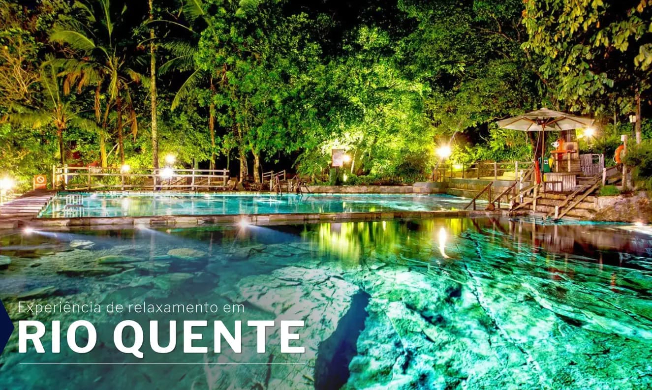 Experiência de relaxamento em Rio Quente: águas termais e contato com a natureza